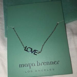 maya brenner Jewelry - Silver “Love” necklace maya brenner Jewelry - Silver “Love” necklace